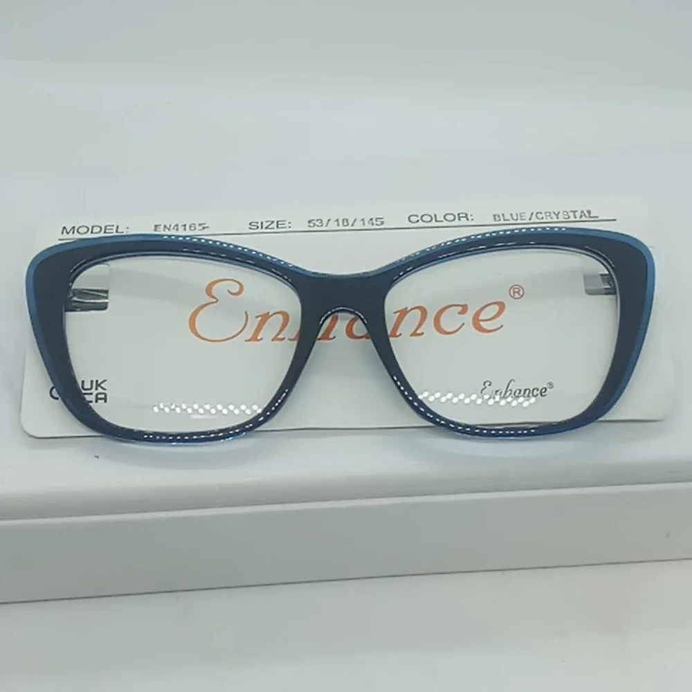 NWT Rxable enhance eyeglass frames #4165 blue